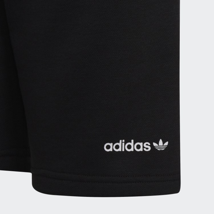Bermuda De Praia Preta Estampada Adidas