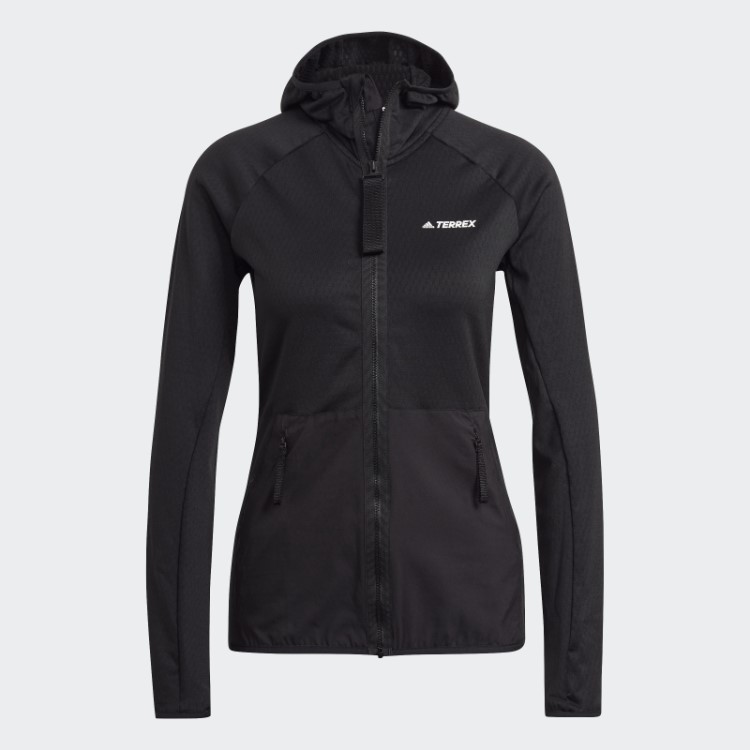 Terrex Tech Flooce Jaqueta Leve Com Capuz Adidas Preto