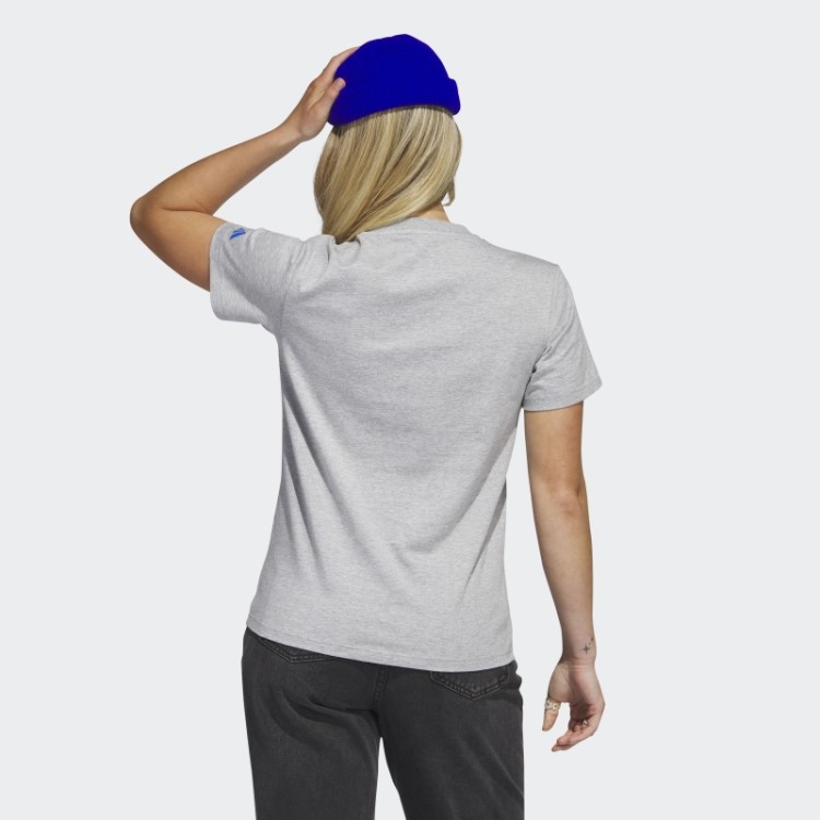 Boston Marathon 2023 Camiseta Com Logo Adidas Cinza Médio