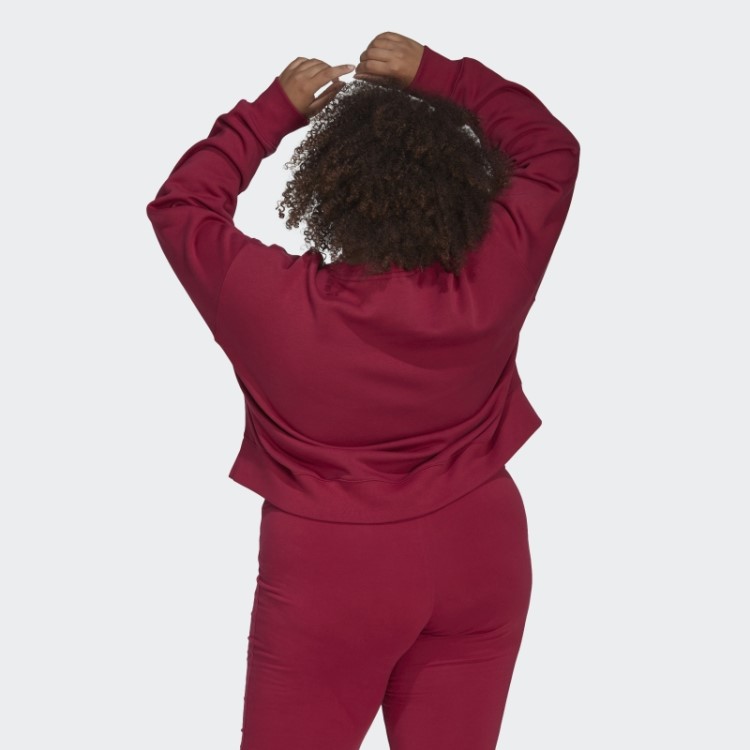 Moletom Adicolor Essentials Crew (tamanho Grande) Adidas Bordô