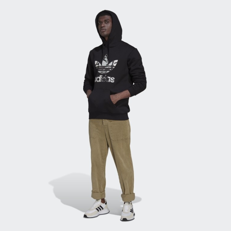 Moletom Com Capuz Camo Series Preto Adidas