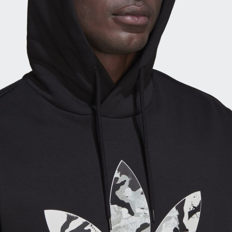 Moletom Com Capuz Camo Series Preto Adidas