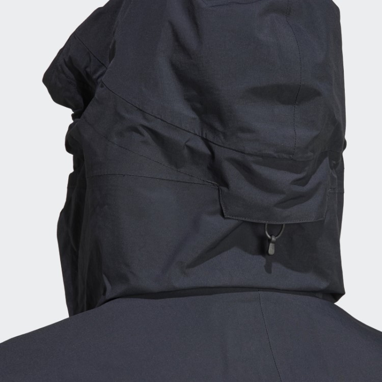 Jaqueta Preta Terrex Xploric Rain.rdy Adidas