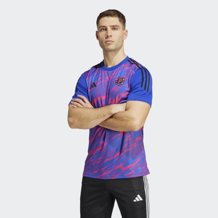 Camisa De Treino Adidas Pogba Moda Azul