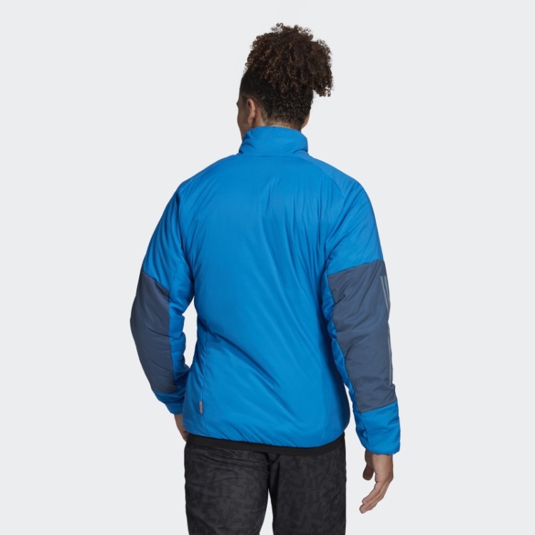 Jaqueta Azul Choque Adidas Terrex Techrock Stretch Primaloft