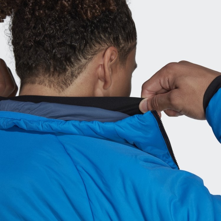 Jaqueta Azul Choque Adidas Terrex Techrock Stretch Primaloft