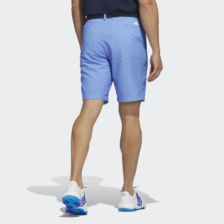 Adidas Ultimate365 Calção De Golfe Estampado De Nove Polegadas Azul