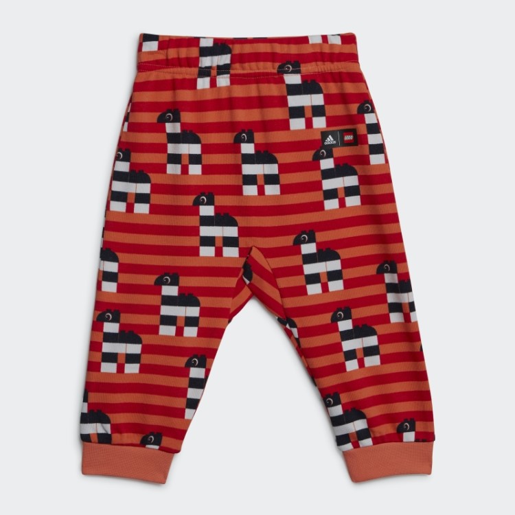 Conjunto De Camiseta E Short Adidas X Lego Play Branco Fashion