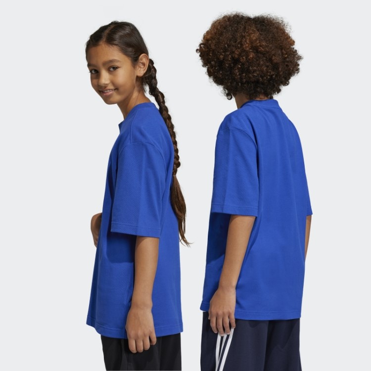 Camiseta Adidas Future Icons Logo Piqué Azul