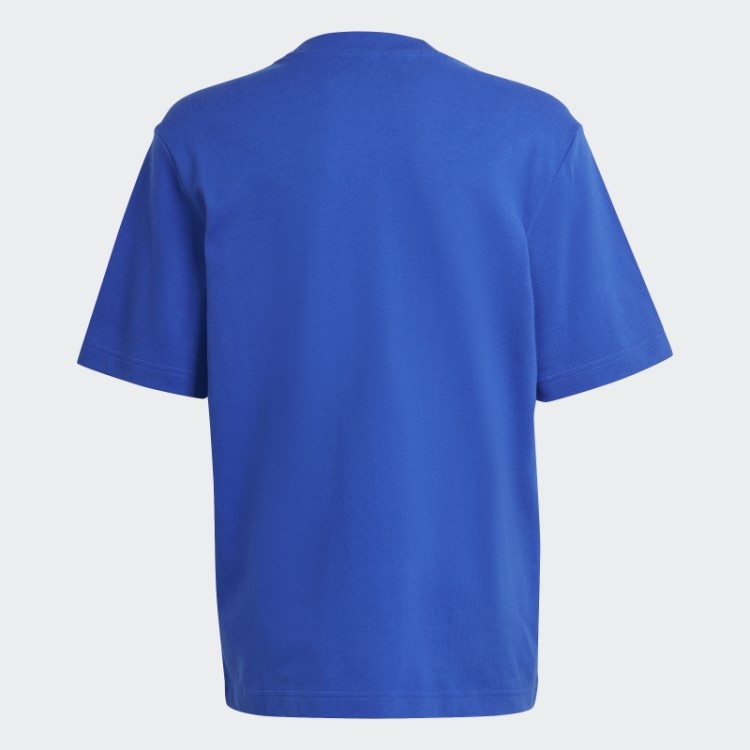 Camiseta Adidas Future Icons Logo Piqué Azul