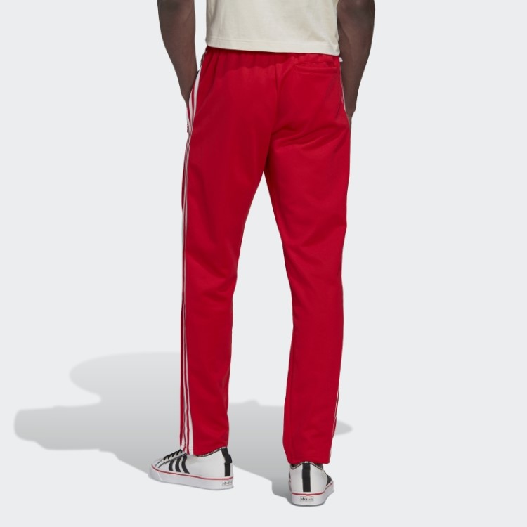 Adicolor Classics Beckenbauer Primeblue Calça Esportiva Vermelha Adidas