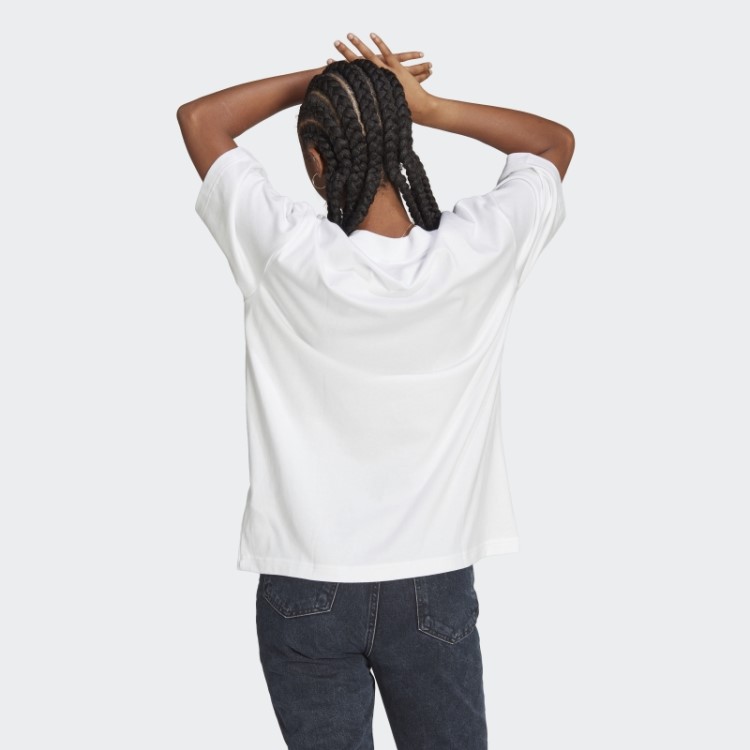 ícones Do Futuro Crachá Do Namorado Do Esporte Camiseta Branca Adidas