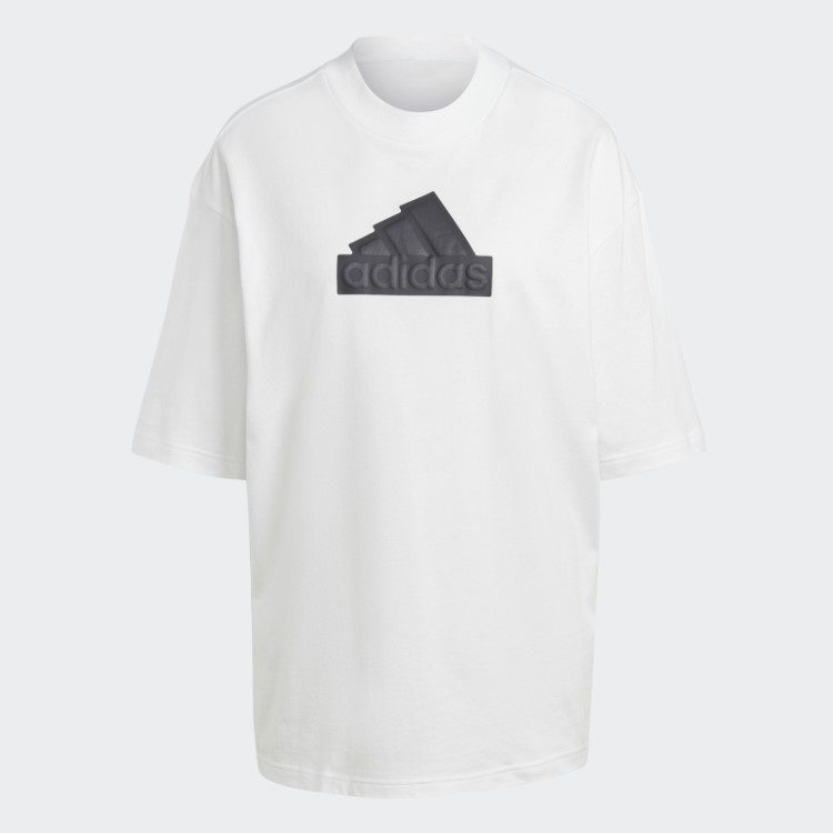 ícones Do Futuro Crachá Do Namorado Do Esporte Camiseta Branca Adidas