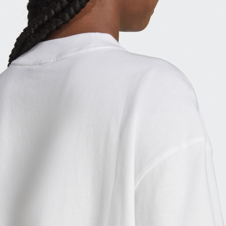 ícones Do Futuro Crachá Do Namorado Do Esporte Camiseta Branca Adidas