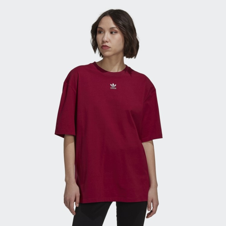 Camiseta Adicolor Essentials Adidas Bordô