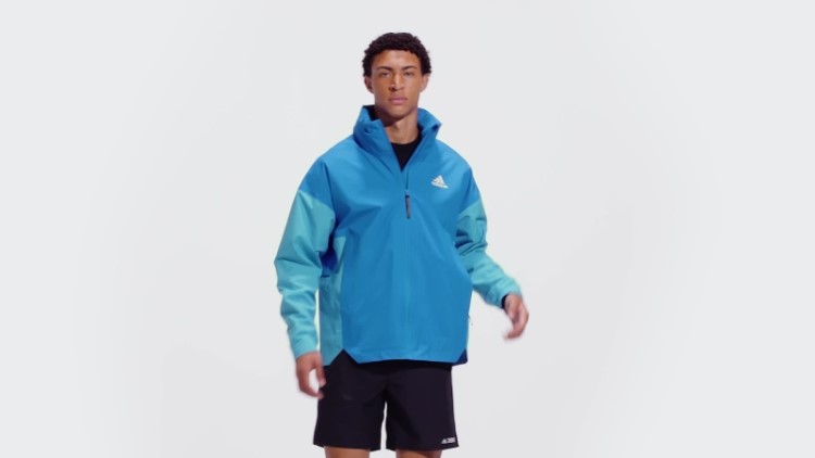 Jaqueta Shock Blue Traveer Rain.Rdy (gênero Neutro) Adidas