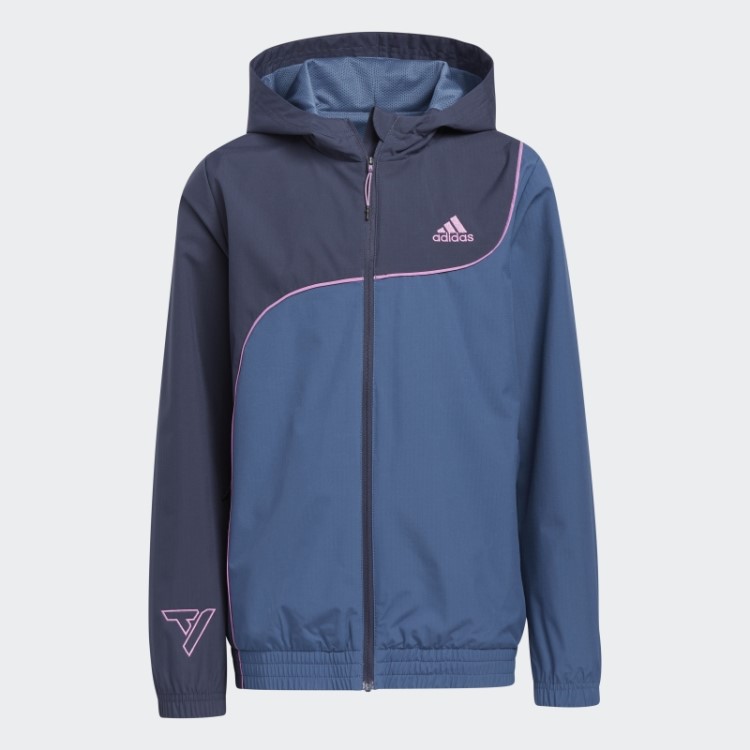 Jaqueta Adidas Navy Big Kids Trae Young