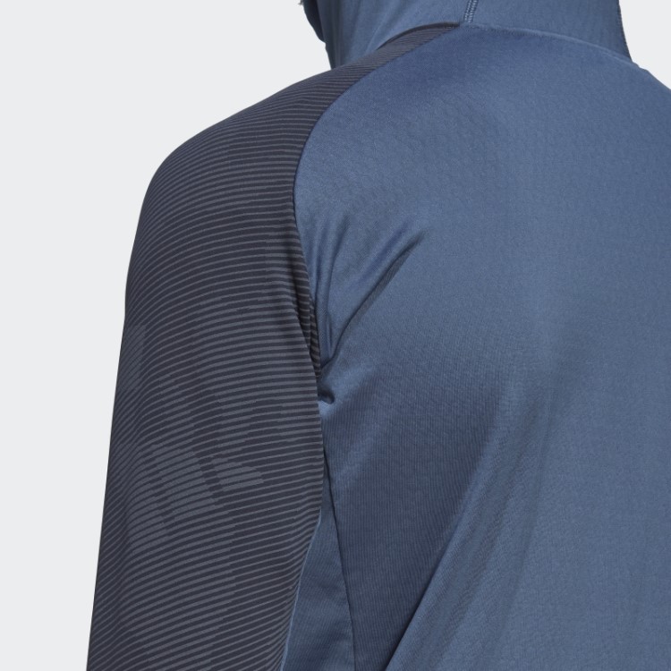 Jaqueta De Lã Para Caminhada Com Capuz Terrex Tech Adidas Steel