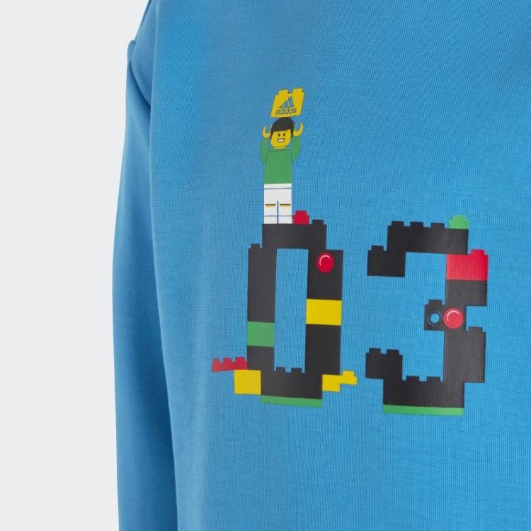 Adidas X Classic Lego Conjunto De Moletom E Calça Azul Fashion