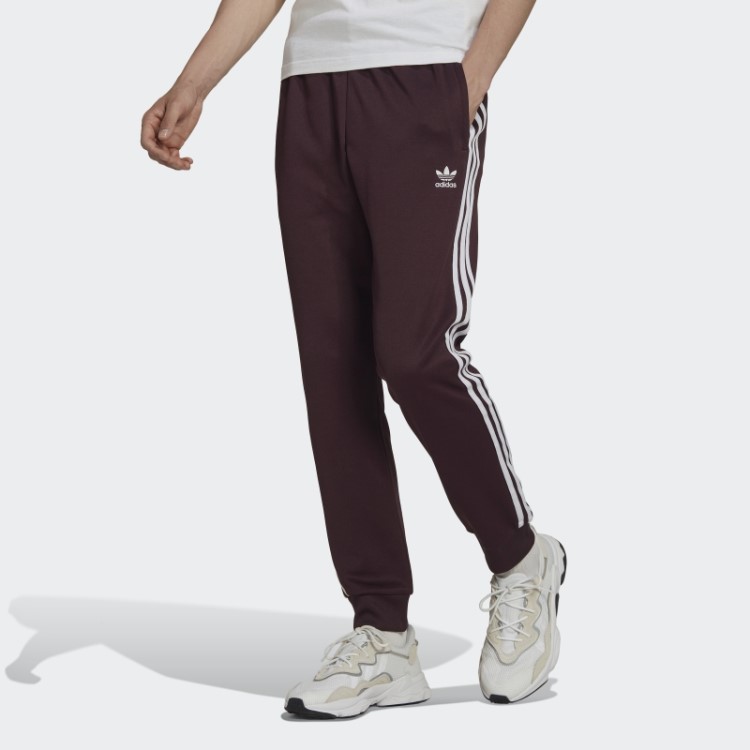 Calça Esportiva Adicolor Classics Primeblue Sst Marrom Adidas