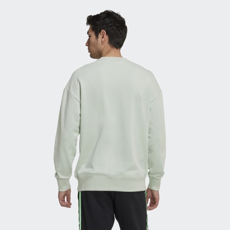 Moletom Verde Adidas Real Madrid Lifestyler Crew