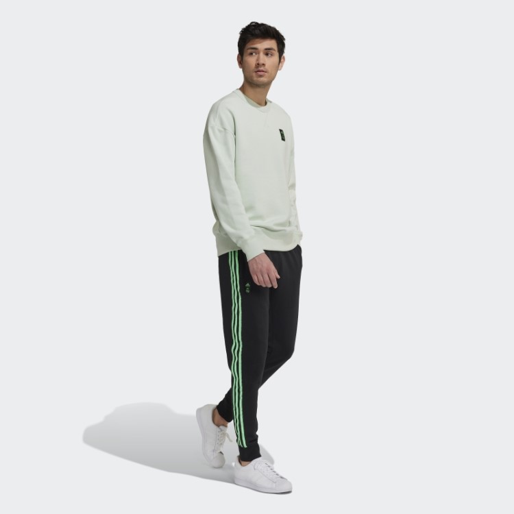 Moletom Verde Adidas Real Madrid Lifestyler Crew