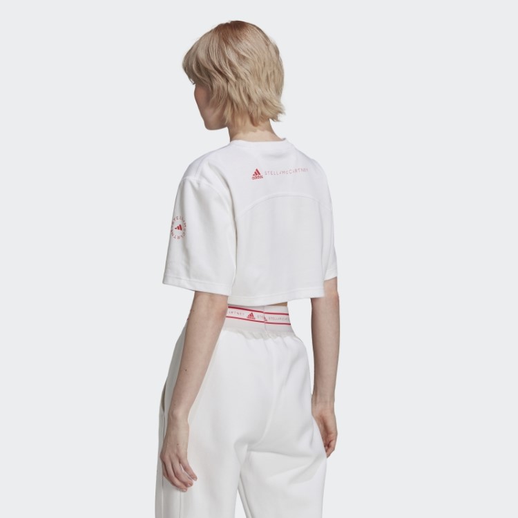 Camiseta Branca Adidas By Stella Mccartney Future Playground Cropped