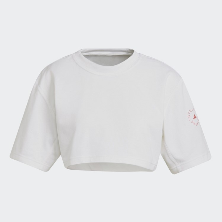 Camiseta Branca Adidas By Stella Mccartney Future Playground Cropped