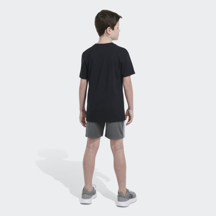 Camiseta Preta Adidas Ss Camo Logo