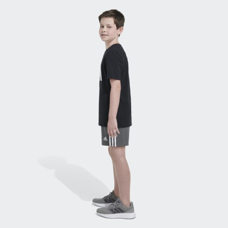 Camiseta Preta Adidas Ss Camo Logo