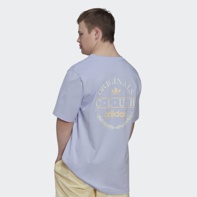 Camiseta Com Logo Do Clube Tom Violeta Adidas