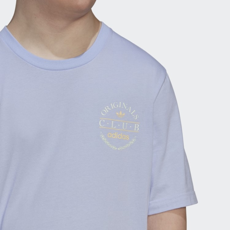 Camiseta Com Logo Do Clube Adidas Tom Violeta