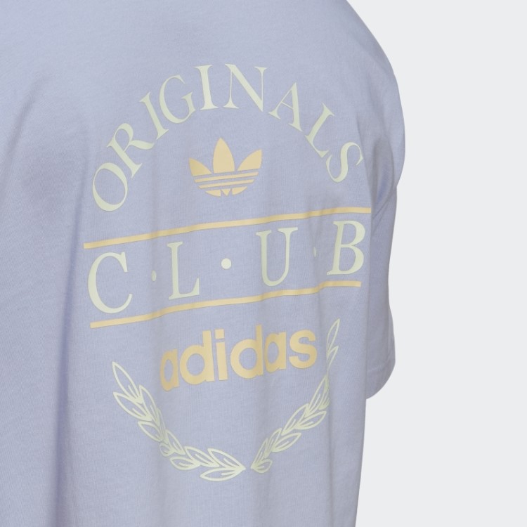 Camiseta Com Logo Do Clube Adidas Tom Violeta
