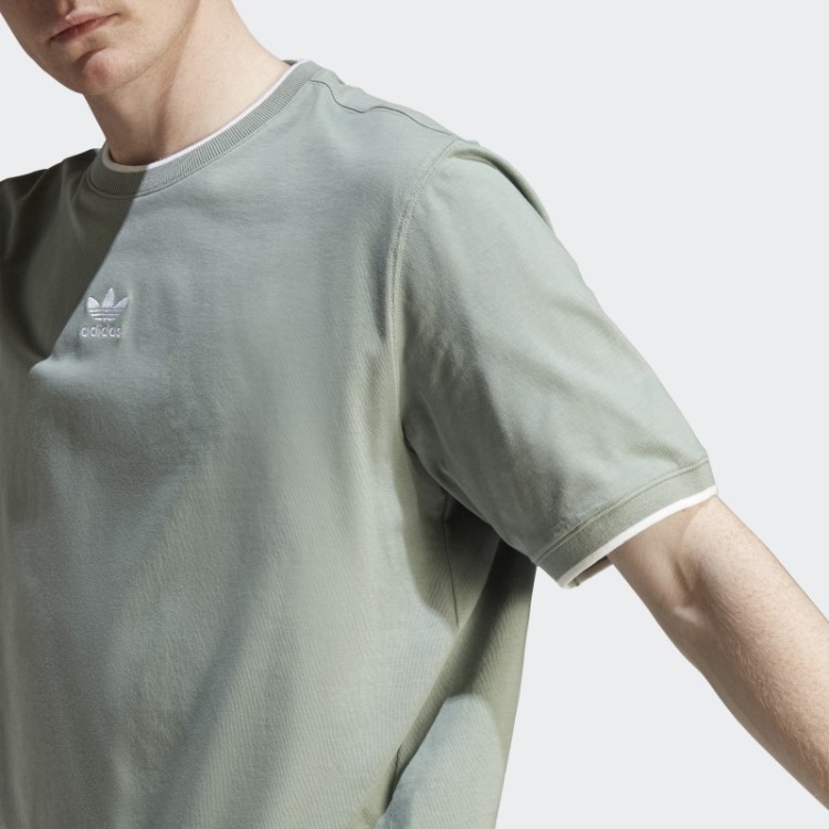 Camiseta Adidas Rekive Verde Prata Quente