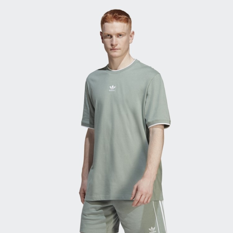 Adidas Rekive T-shirt Moda Verde Prata