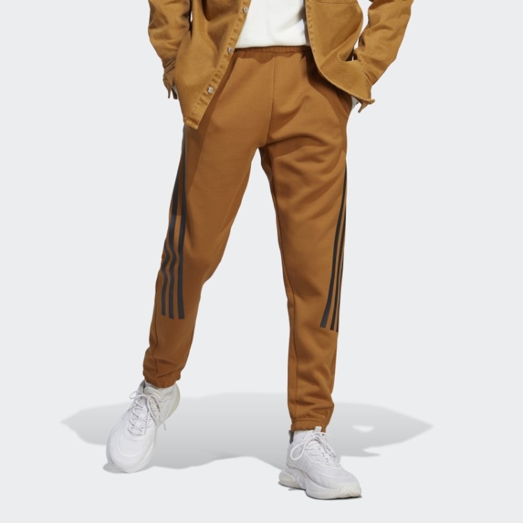 Calça Adidas Future Icons Com As Três Listras Bronze