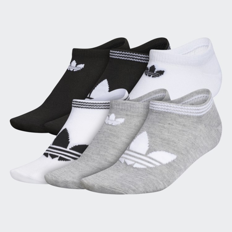 Meias Trefoil Superlite No-show 6 Pares Multicoloridas Adidas