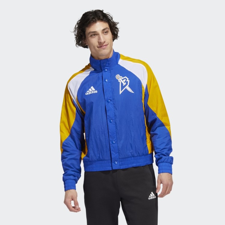 Jaqueta Retrô Adidas Sabres Reverso Pro Royal