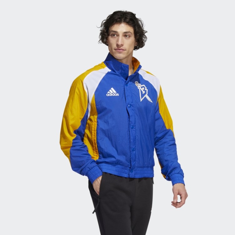 Jaqueta Retrô Adidas Sabres Reverso Pro Royal
