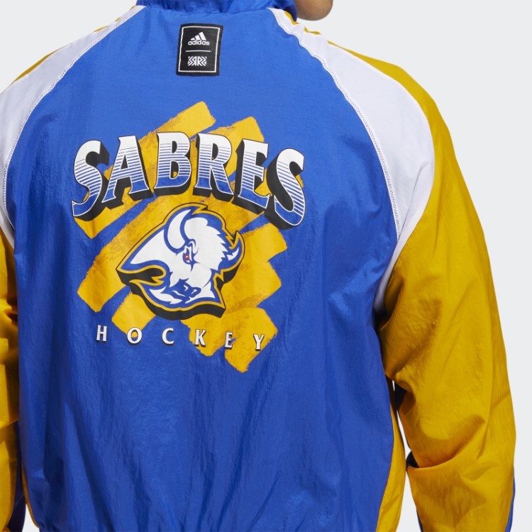 Jaqueta Retrô Adidas Sabres Reverso Pro Royal