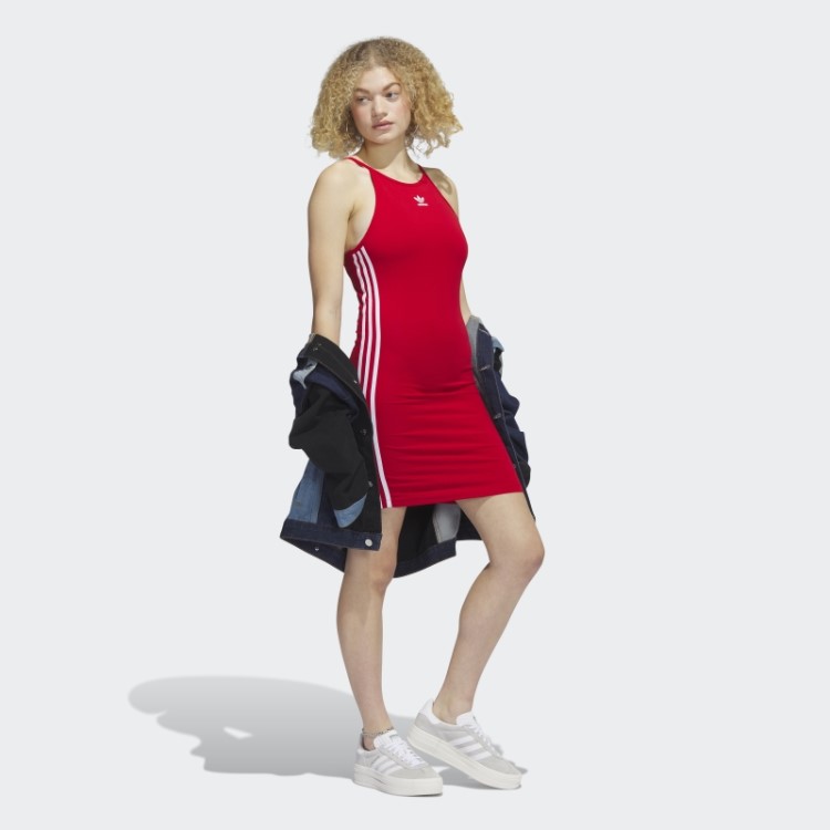 Adicolor Classics Vestido Justo De Verão Escarlate Adidas