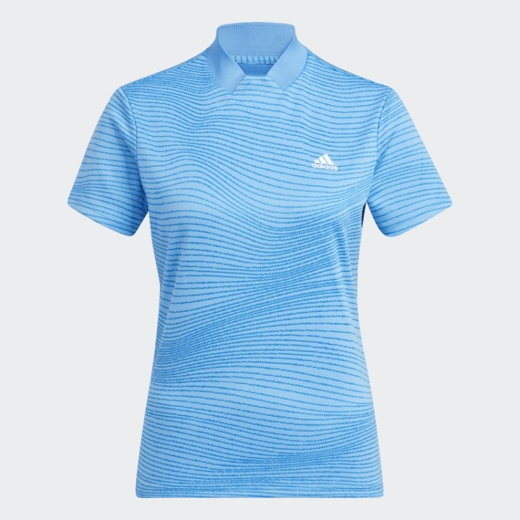Camisa Azul Adidas Made To Be Remade Com Gola Canelada
