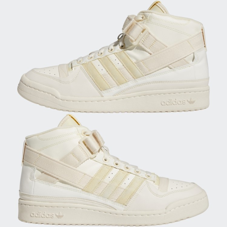 Tênis Mid Parley Forum Adidas Branco