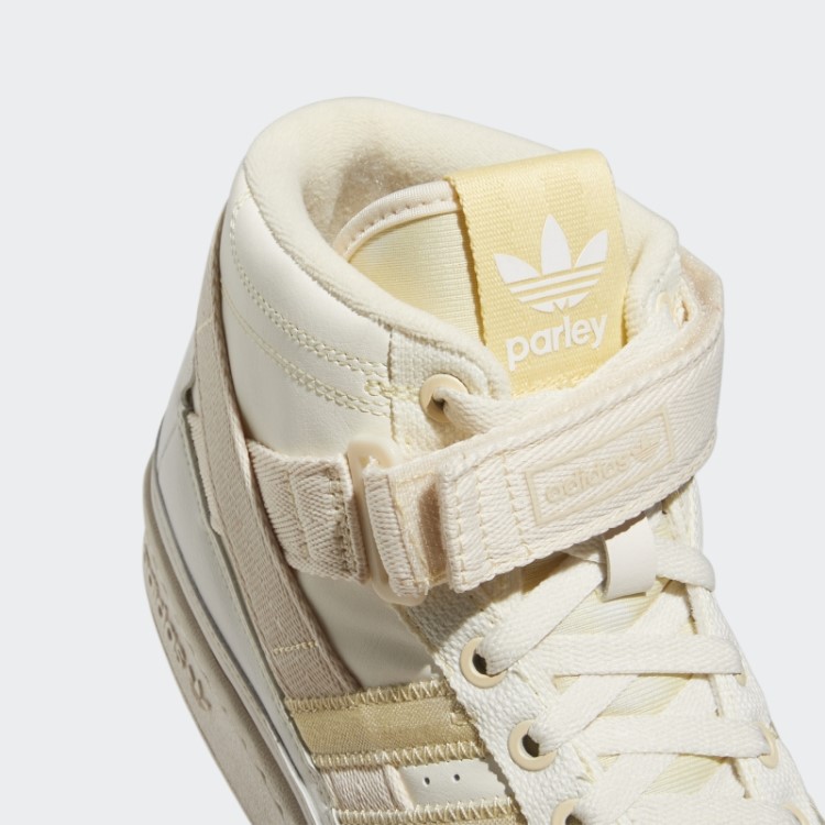 Tênis Mid Parley Forum Adidas Branco