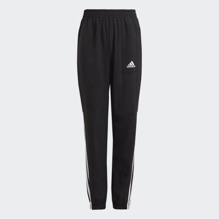 Conjunto Tecido Preto Adidas