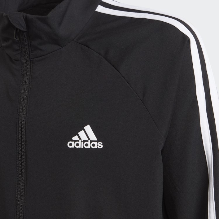 Conjunto Tecido Preto Adidas