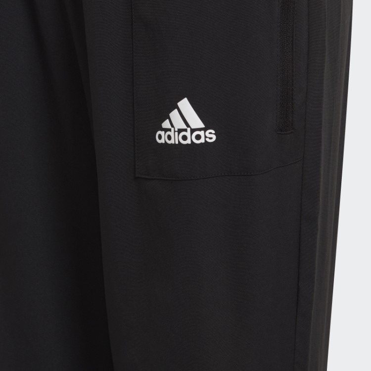 Conjunto Tecido Preto Adidas