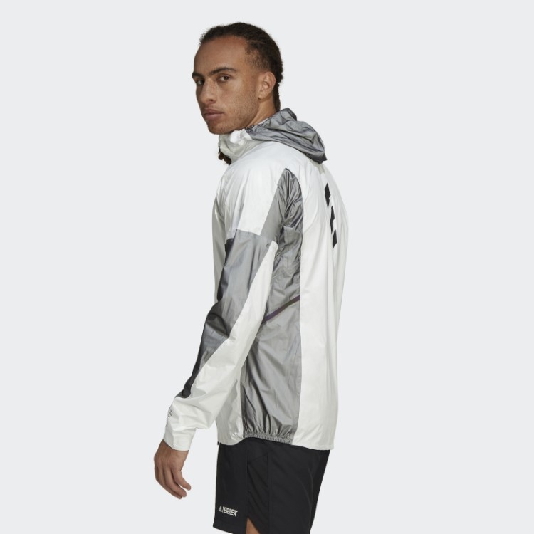 Terrex Agravic Jaqueta De Chuva Profissional De Três Camadas Adidas Branco