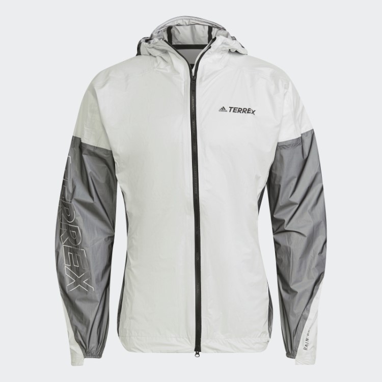 Terrex Agravic Jaqueta De Chuva Profissional De Três Camadas Adidas Branco