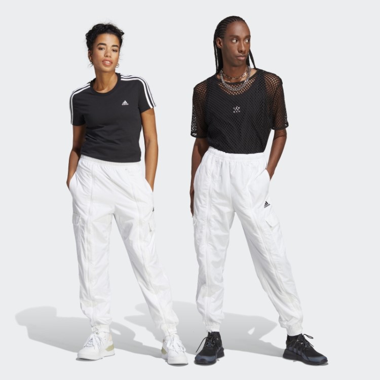 Calça Cargo Versátil Branca Adidas Dance